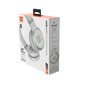 JBL Live 460NC - White - Wireless on-ear NC headphones - Detailshot 10